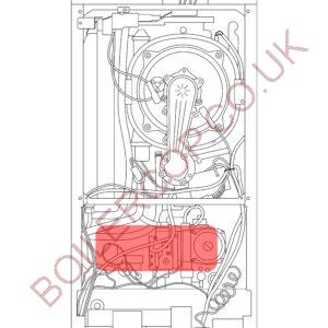 7223558 - BAXI - Duo-tec - Duo-tec 28 HE - Plate Heat Exchanger 20 Plates DHW